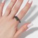 The ring "tentacles", the color of black silver, dimensionless