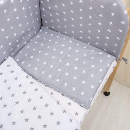 Children's bed underwear "Night", gray color, 112x147, 60x120, 40x60cm-1