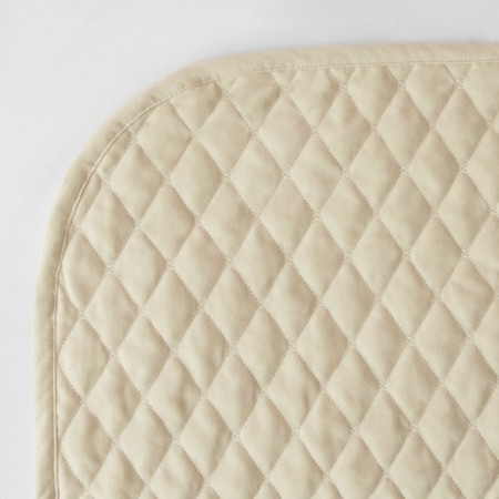 Bedspread with pillowcases "Tina", size 160x230 cm, cream color-3