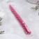 Candle twisted, 2.3x 24.5 cm, 5 hours, 50 g, raspberry