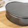 A set of forms for baking the connective share "Elin. Heart ”, 3 subjects: 23/25/29 × 6 cm, anti -stick coating, black color