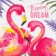 Kitchen towel "Flamingo" 35x60 cm