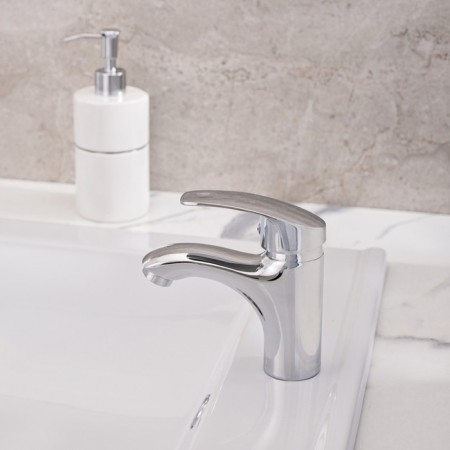 Kitchen mixer RMS SL85-001F, single-leaf, chrome-2
