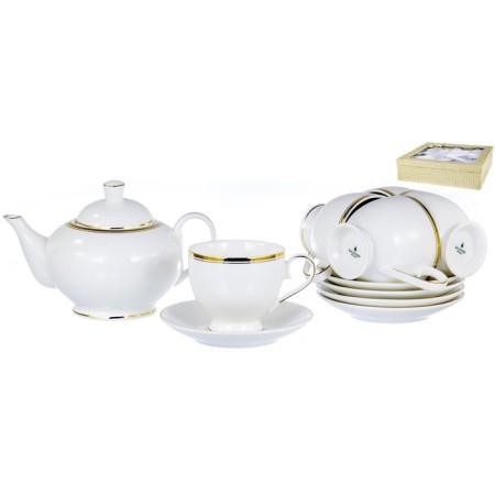 Tea set of Balsford "Grace", porcelain, 13 items