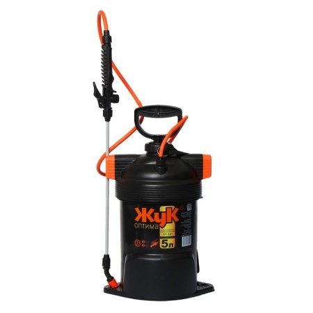 Pompovoy sprayer, 5 liters, thermal shrinkage, plastic brandpoite, “bug”
