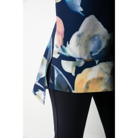 Female blouse, size 46, blue, beige color-9