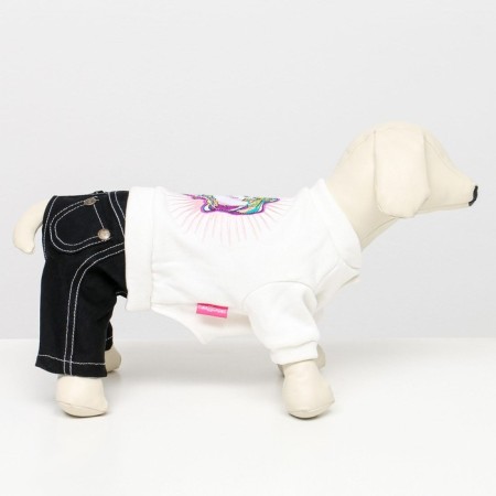 Kombinson "Unicorn", size 12 (DS 28 cm, OG 38 cm, Osh 27 cm), white-blue-2