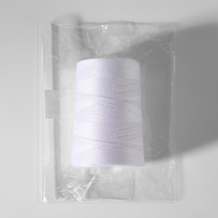 Threads 80L, 2500 m, white color No. 001-3
