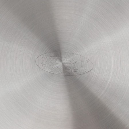 Skoroda "General catering", D = 40 cm, housing thickness 0.8 mm, bottom 3.5 mm, anti -stick coating, induction, metallic color-4