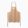 Apron Ethel ECO, col. Beige, 60x70 cm, 70% HL, 30% linen, 190 g/m2