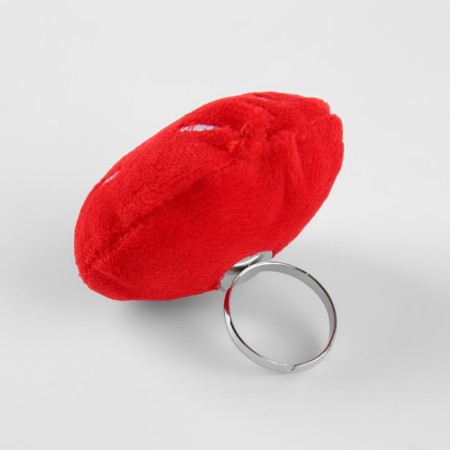 The needle-ring "strawberries", 4.5 × 4.5 × 4 cm, red/green color-1