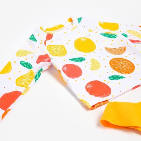 Separate children's Minaku swimsuit with sleeves, height 122-128-5