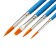 System of Synthetics 4pcs Rules "Classic Color", (Round No. 3, 4, 5; Flat No. 7)
