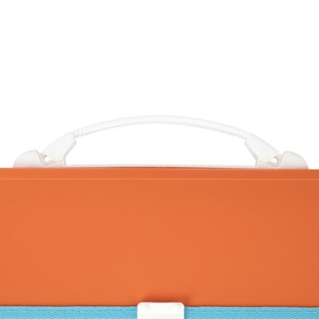 Plastic portfolio BRAUBERG Joy, A4 (330 x 245 x 35 mm), 13 departments, with edging, index labels, orange-3