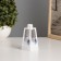 Lamp "Snowman and Christmas tree" 3hlr1130 White 4.4x4.4x9.4cm