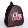 Baby backpack for the girl "Chirling", 23x20.5 cm, lightning department, black color