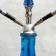 Hookah "Tanzanit", 55 cm, 2 tubes, blue