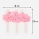 Set of candles on skewers "Happy Birthday", pink, 5.3 cm