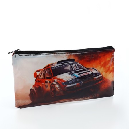 Lightning cosmetic bag, brown color
