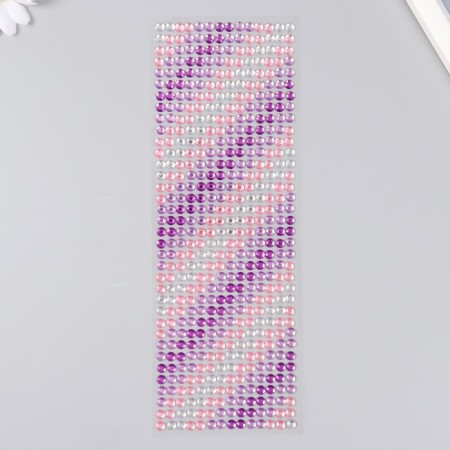 Self -adhesive rhinestones d 6 mm, lilac-1
