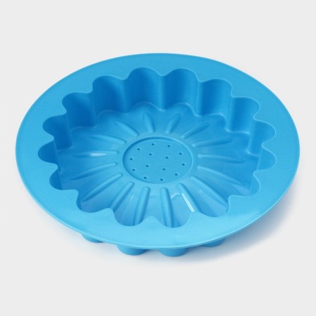 Baking shape of the share of “gerbera”, silicone, d = 23 cm (internal d = 19 cm), mix color-2