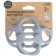 Silicone teething "Sphere", graphite color, Mum & Baby