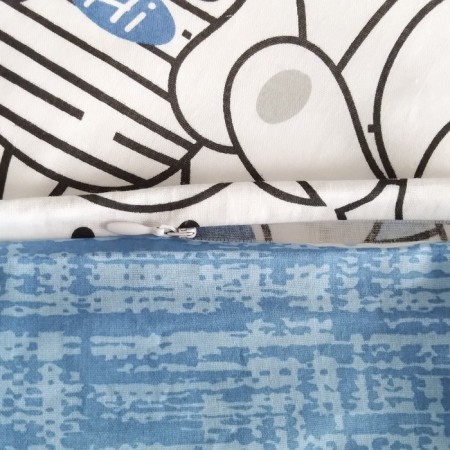 Bed linen 1.5 joint venture "Tear", size 145x215 cm, 143x215 cm, 50x70 cm-3
