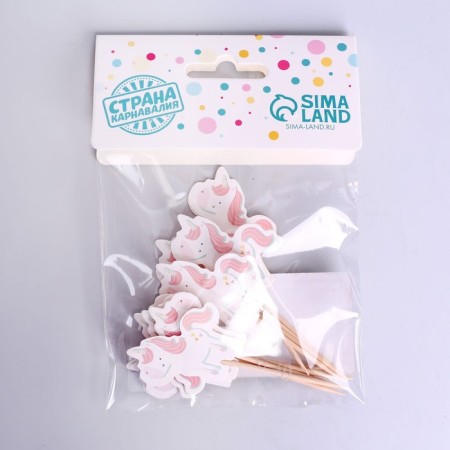 Skewers "Unicorn", set - 12 pcs.-1