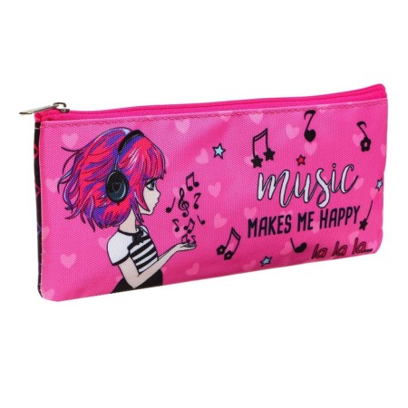 Penal soft, 1 compartment, 90 x 210 x 10 mm, flat, Attomex Music Girl, textiles