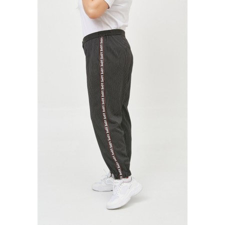 Female trousers, size 62, black color-4