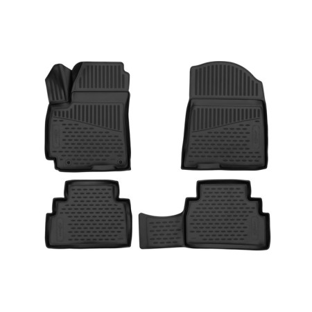 3D mats in the cabin for Kia Soul (III) 2019-, HB, 4 pcs.