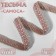 Decorative braid "Samos", 18 mm, 9.1 ± 0.5 m, champagne color