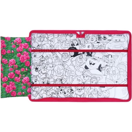 A4 Labor folder with a pencil case, on a zipper, textiles, cats aristocrats-4