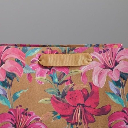Packaging, package gift craft vertical, “flowers”, MS 18 x 23 x 10 cm-2