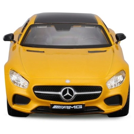 Machine BBURAGO Mercedes-AMG GT, Die-Cast, 1:32, yellow color-5