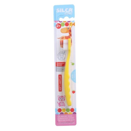 Children's Toothbrush Silcamed, soft 2-7 years, 1 pc., Mix-5
