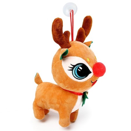 Soft toy "Olenenok", 17 cm, brown color-2