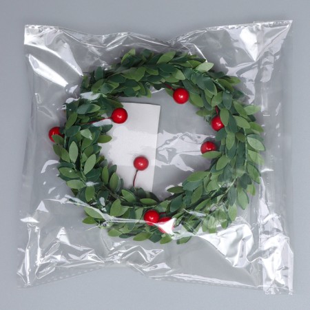 Liana is artificial for decor "Leaves with berries", 3 meters, 13 × 13 × 2 cm-4