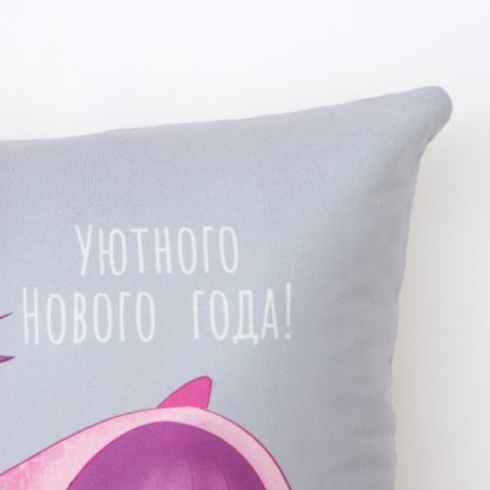 Pillow Ethel "heat and comfort" 40x40 cm, 100% p/e, velor-1