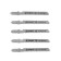 Files for tundra jigsaw, HSS, metal, 5 pcs. 50/75 x 1.2 mm, t218a