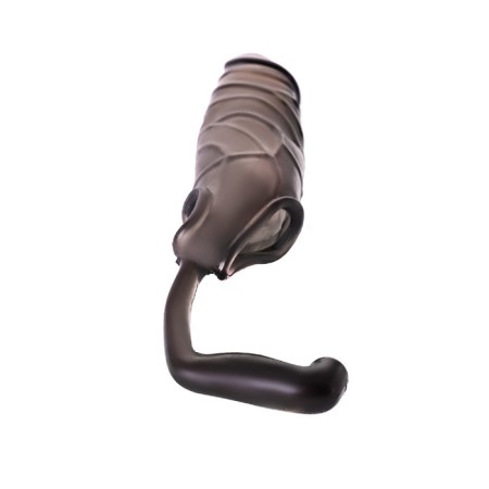 Toyfa Xlover nozzle to increase size, TPE, black, 15.4 cm-2
