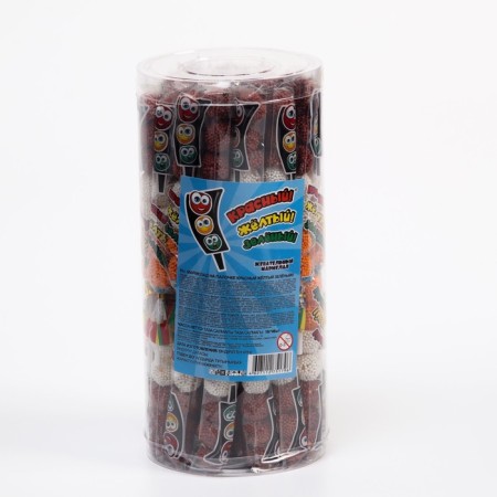 Marmalade on the stick is red, yellow, green, 18 g