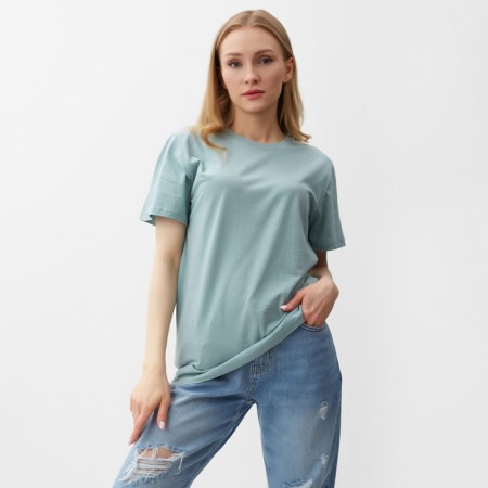 T -shirt female, mint color, size 44