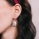 Earrings "Tarot" Strength, Color silver
