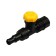 The control valve, internal thread 3/4 ", for the hose 3/4" (19 mm), plastic