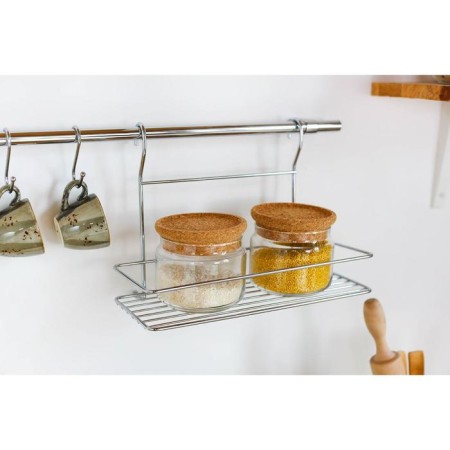 TEKNO-TEL Railing System for the kitchen, 6 items, chromium color-4