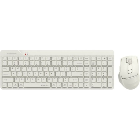 Keyboard + Mouse A4Tech FSTYLER FG2400 Air Claw: Beige Mouse: Beige USB Wireless Slim 107807