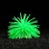 Decorative anemon for the aquarium, 8 x 5 cm, green