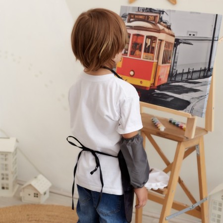 Apron with overshielders Children's Ethel "High Score", 49 x 39 cm-6