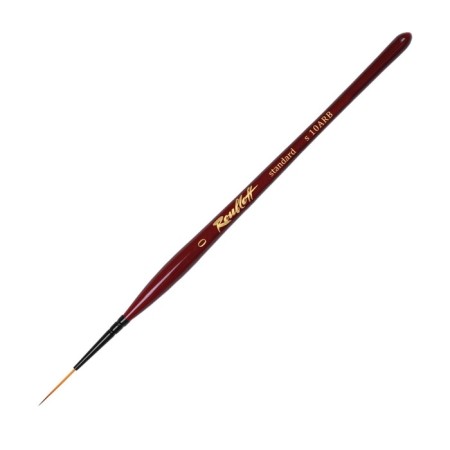 Brush Liner Sybloff S10arb No.0, long pile, short handle is varnished, red-4